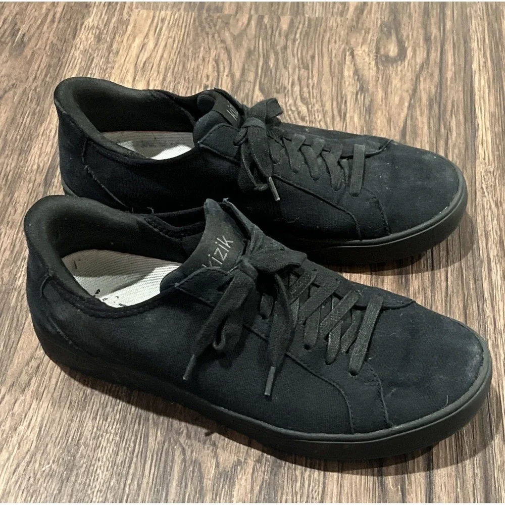 Kizik Shoes Irvine Men's 8.5 W's 10 HandsFree Black Slip On Casual Sneakers Shoe